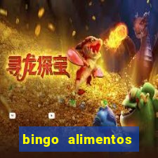 bingo alimentos para imprimir